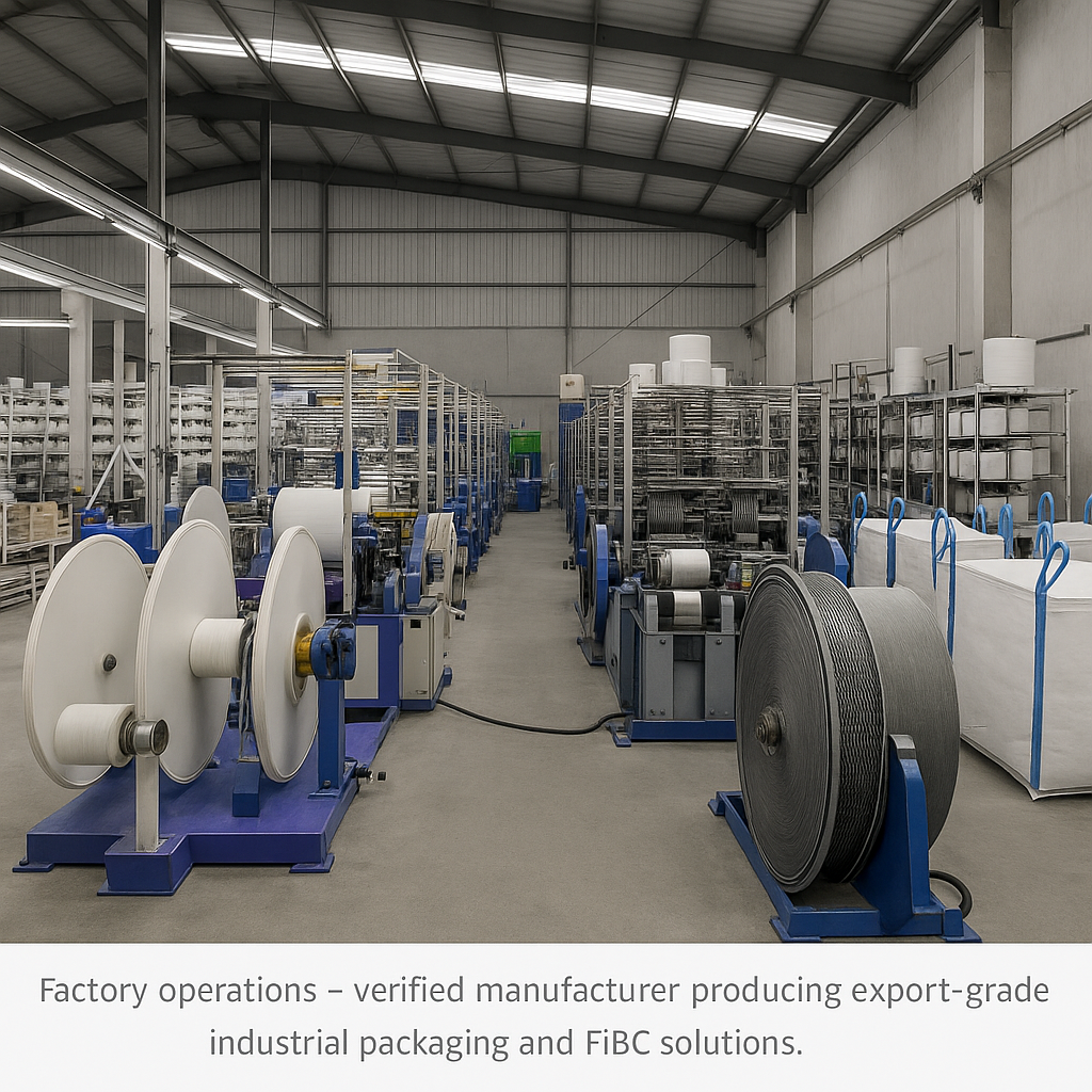 Industrial packaging production line